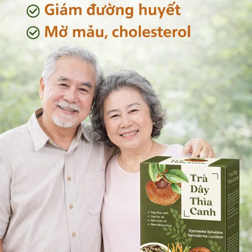 Trà Thìa canh, hỗ trợ tiểu đường hộp 20 gói/10gam