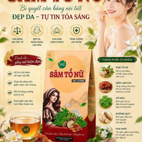 Trà sâm tố nữ hộp 20 gói/10gam